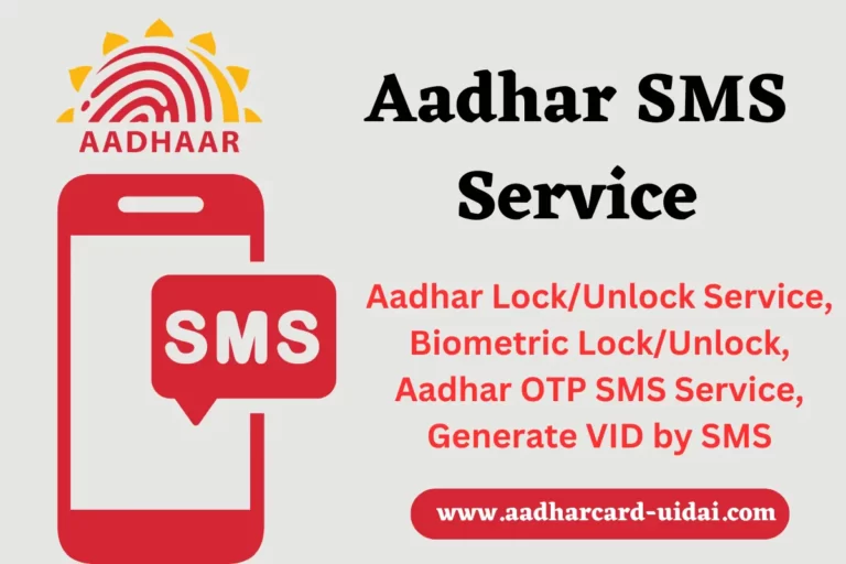 All Aadhar SMS Services - Use Aadhaar Services with SMS