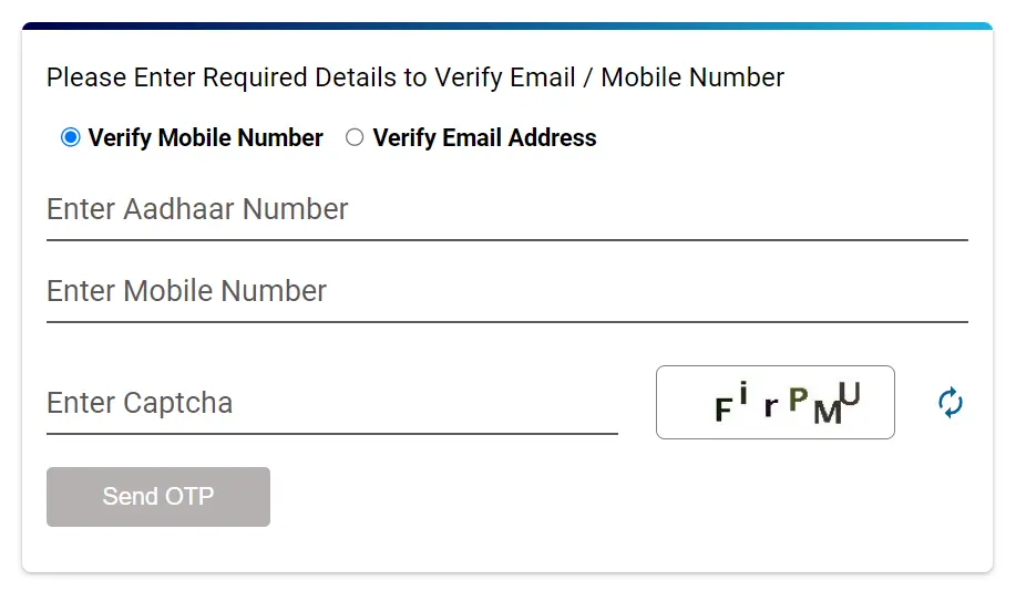 Check Aadhar Mobile Number Update