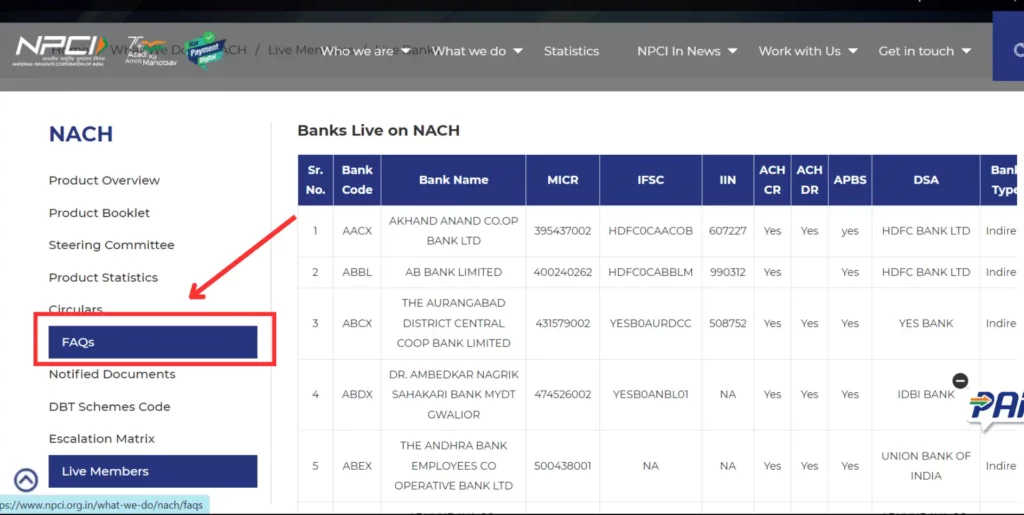 Link Aadhar with NPCI on NPCI Official