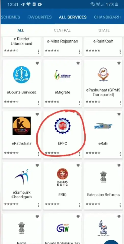 Step 2 EPF Aadhaar Link Online KYC with Umang App